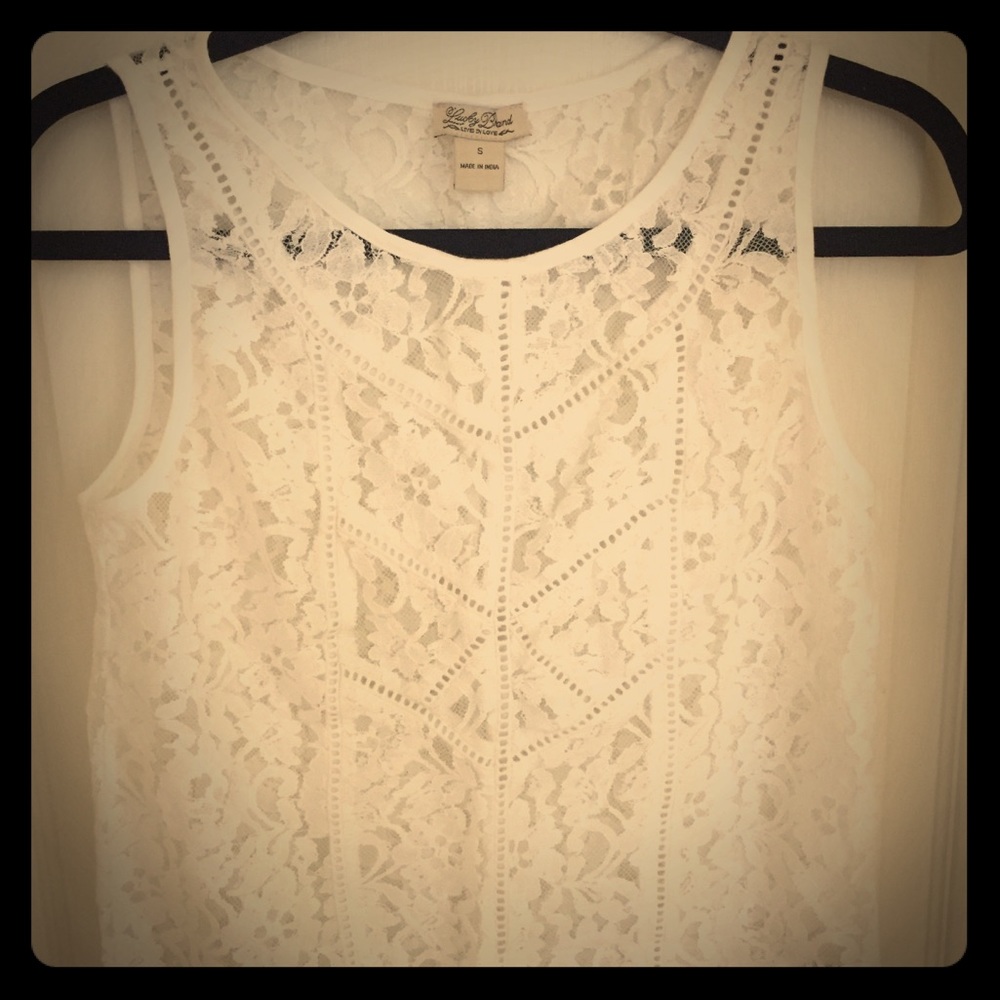 Lucky Brand lace tank